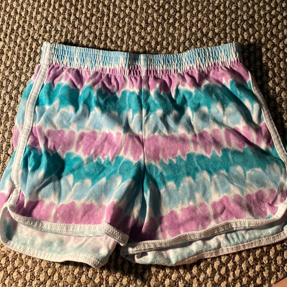 Cute tie-dye shorts with the “inspiration size medium
